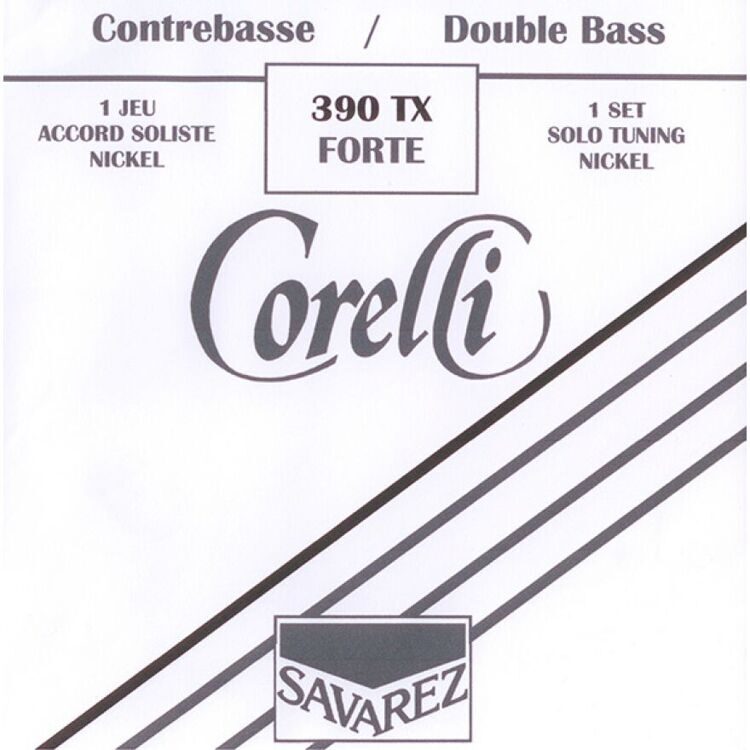 Струны для контрабаса Corelli Solo 390 Bass SET, extra strong